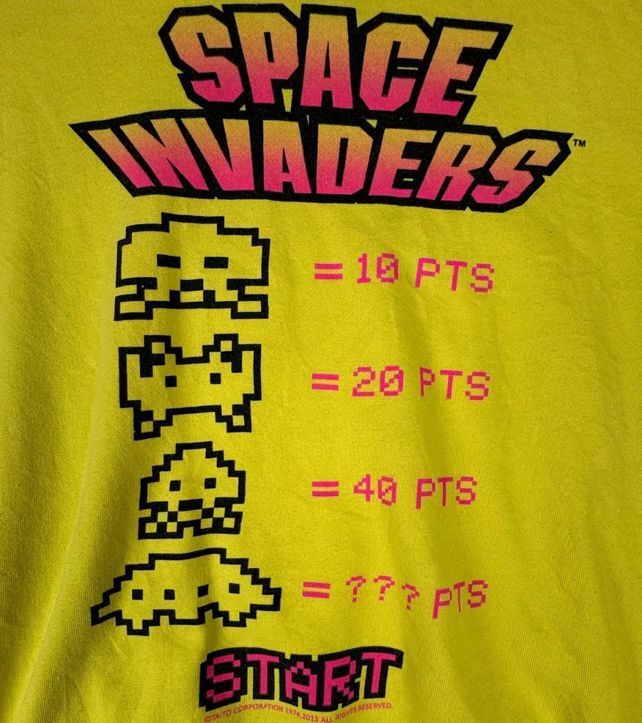 Vintage Space Invaders Pullover S
